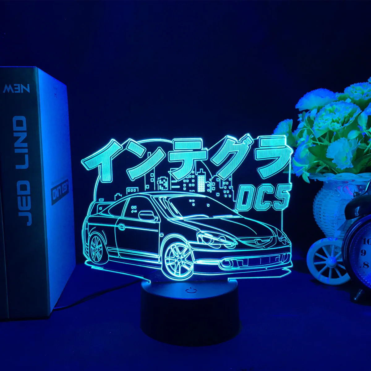 Sports Car 3d Illusion Lamp for Kids Bedroom Decor Nightlight Touch Sensor Atmosphere Birthday Gift Supercar Led Night Light
