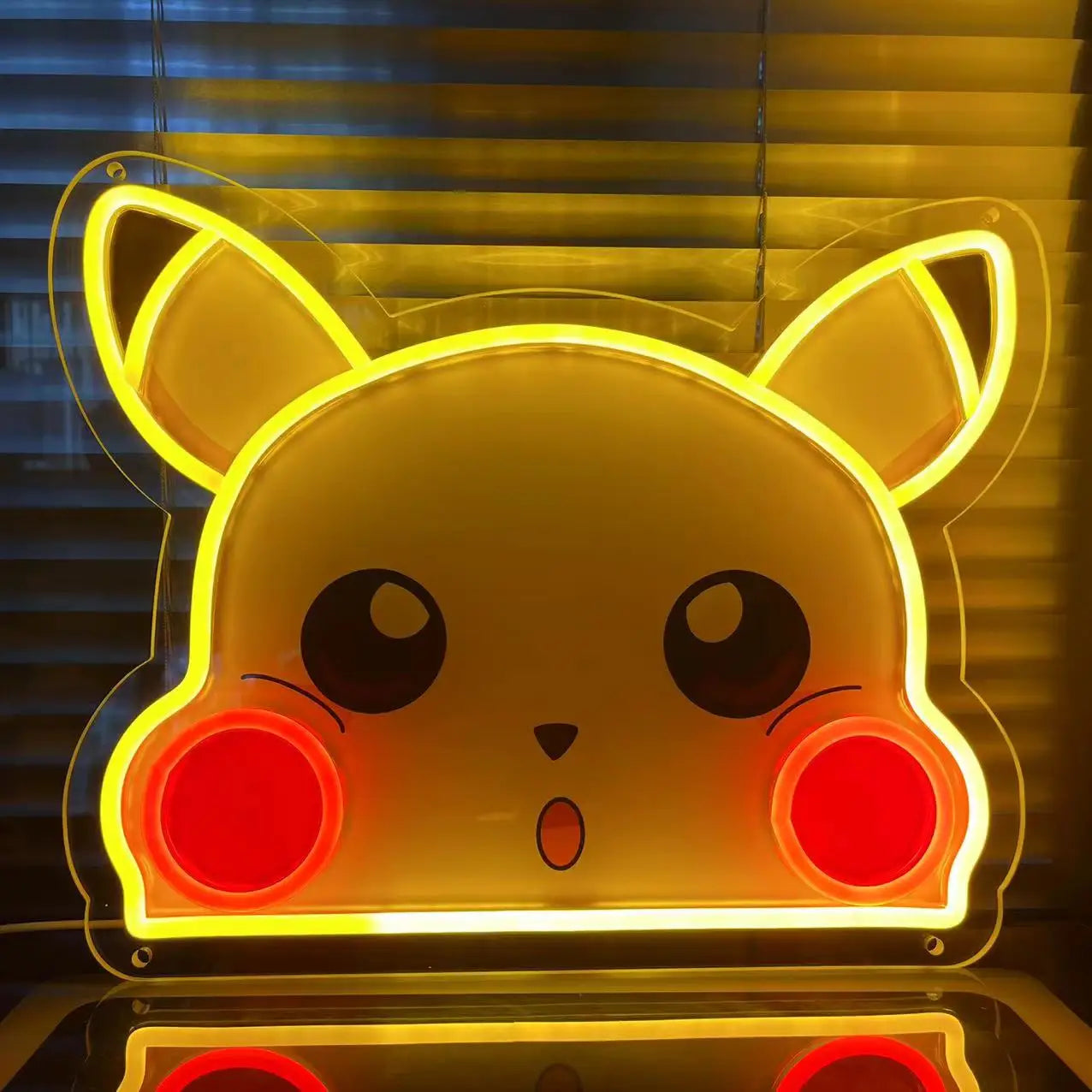 One Piece Pokemon Anime Neon Sign - LED Acrylic Night Light/Lamp for Home,USB Powered Bedroom Decor,Gaming Room Decor Gift